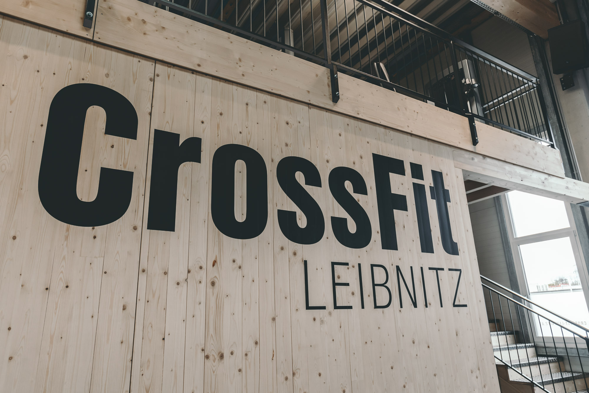 CrossFit Leibnitz Wortmarke auf Wand